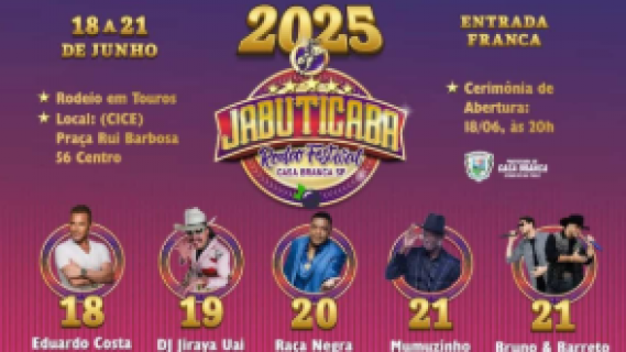 Vem aí Jabuticaba Rodeo Festival 2025 💥💥